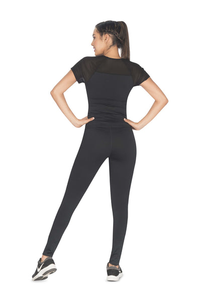 Evandra Shiny high-waisted leggings including tummy control